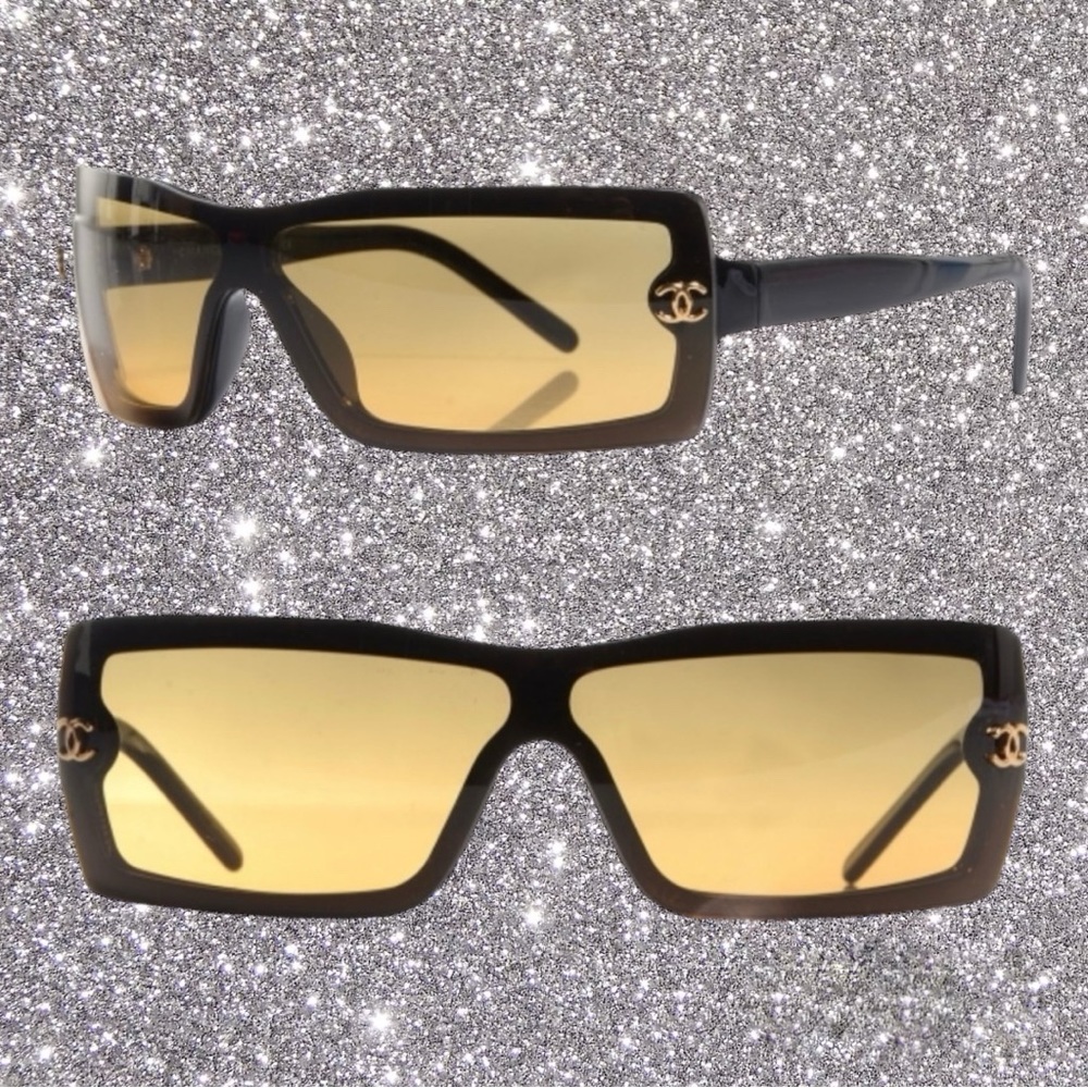 Vintage Chanel Authentic 5067 Logo Sunglasses